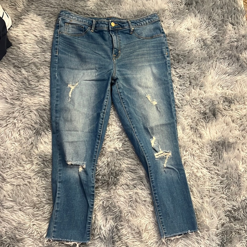 High rise jeans